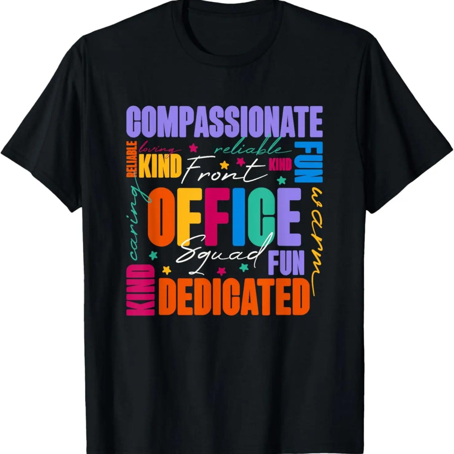 

Front Office Squad, Front Office Secretary Team T-Shirt XXXXXL чорний