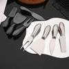 6pcs Matte Stainless Steel Cheese Knife Forks Set for Slicing Cutting Spreading Mini Butter Knives Dishwasher Safe