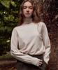 Baseukala Puff Sleeve Turtleneck Knitwear (4Colors)