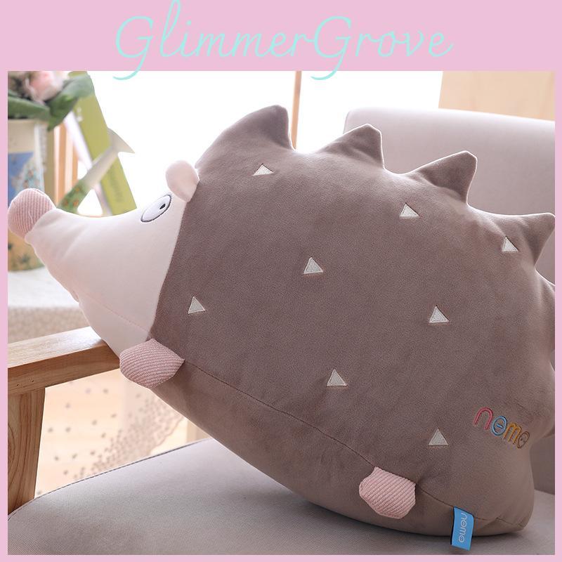 Hedgehog Plush Lovable Doll Fluffy Hugging Pillow Great For Stress Gifts Relief
