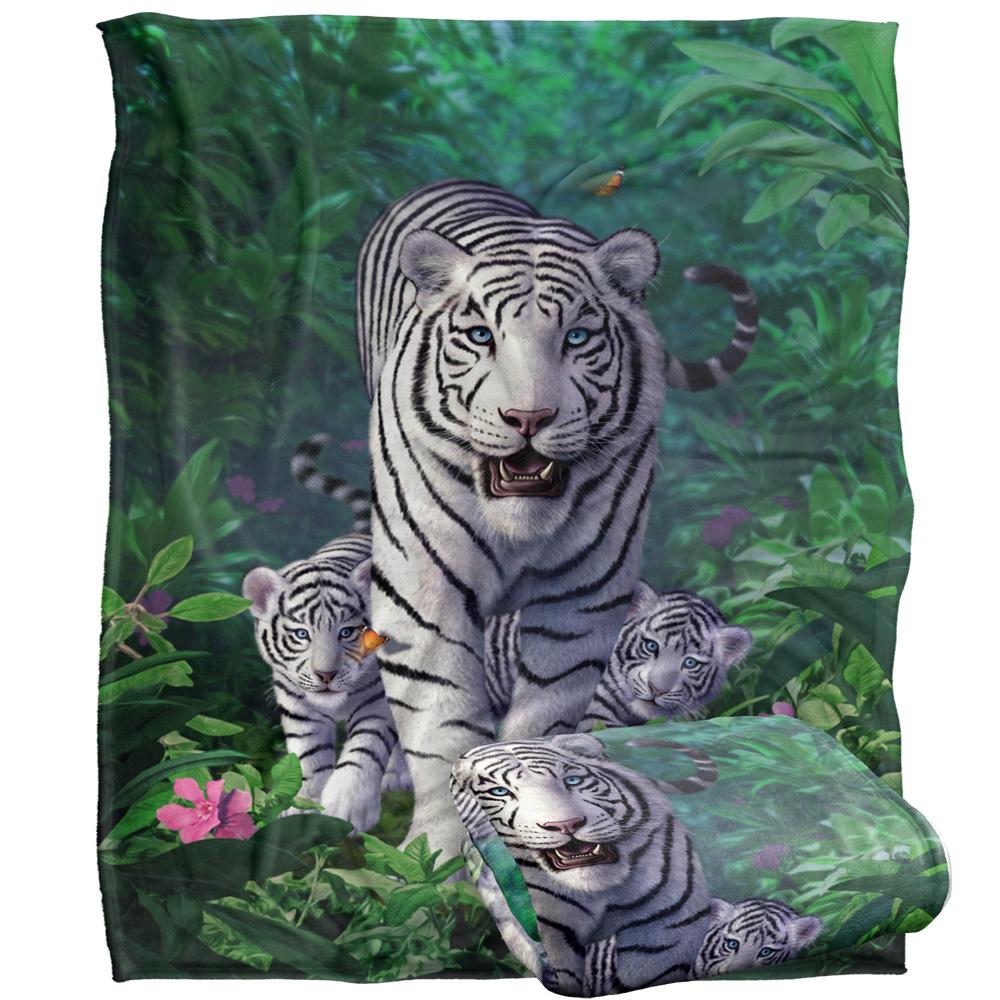 JQ Licensing Jlo Silky Tiger Supersoft Blanket