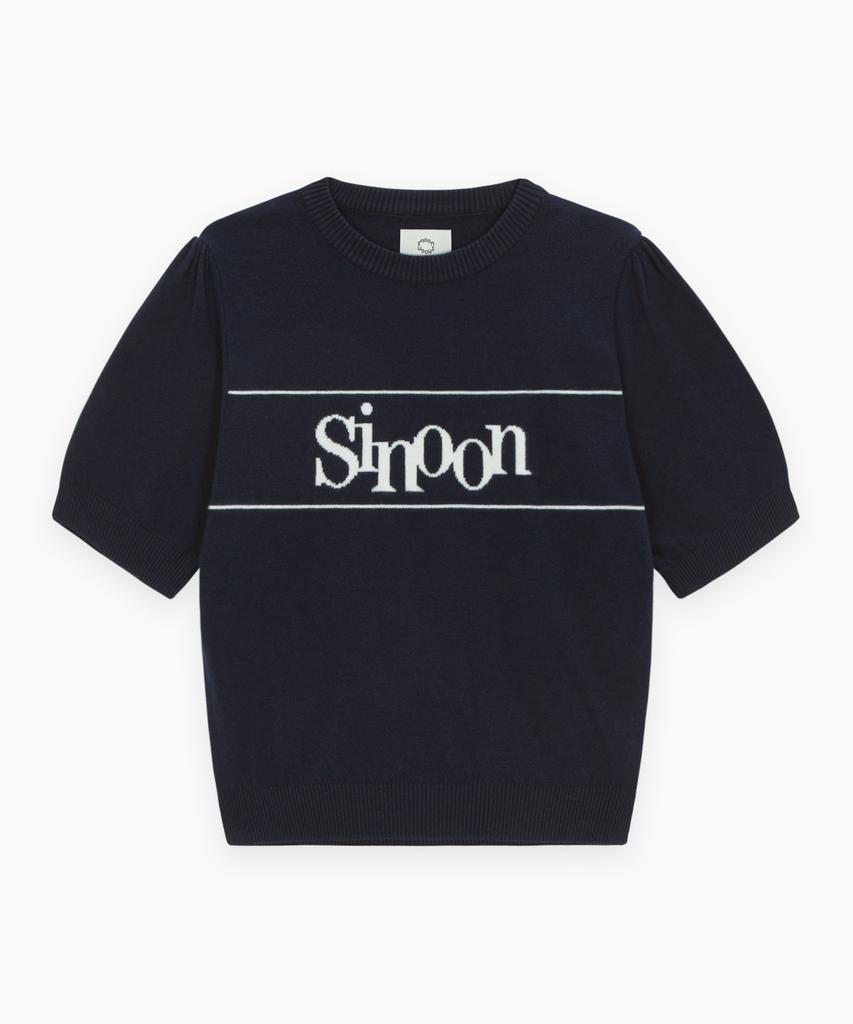 SINOON Sinoon Logo Half Knit (Navy)