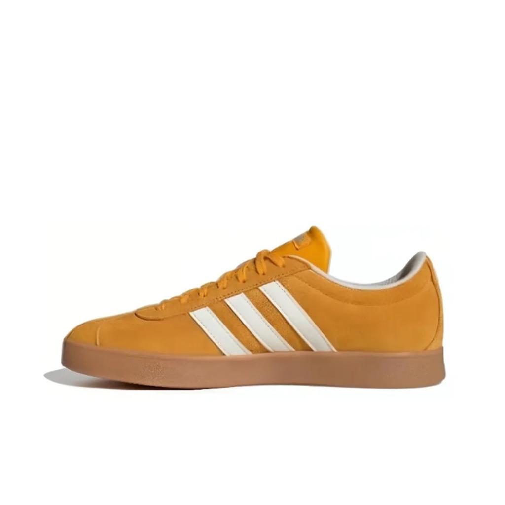 Adidas VL COURT 2.0 Bubble Wheat Slip Resistant Abrasion Resistant Low top Skateboard Shoes Unisex Yellow White JI0495(Team619-)