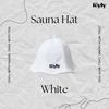 Loyly Sauna Towel Double Sauna Sauna Loyly [loyly] Hat, Men's, Women's, Fabric, Layered, Washable, Goods, Hat, Cute, Stylish, (White)