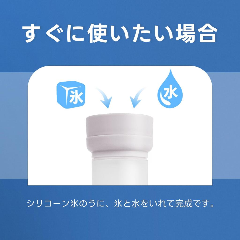 ThermoZen Ice Thermos Multifunctional Portable Mini Ice Pack with Vacuum Ideal for First and Heatstroke Keeping Lunches Cool Pack, Flask, Insulation,