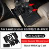 For Toyota Land Cruiser 200 LC200 2016- Center Console Silicone Mat Dust Resistant Anti Slip Interior Upgrade Parts