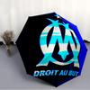 Printed Marseille Folding Umbrella,Outdoor,Leisure,And Travel Umbrella,Durable Umbrella Fabric,Birthday And Holiday Gift