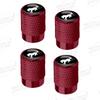 Aluminum For Ford Bronco Logo ST Line Focus Fiesta EcoBoost Hybrid 4pcs Car Decor Wheel Tire Valve Caps Stem Cover Accessories