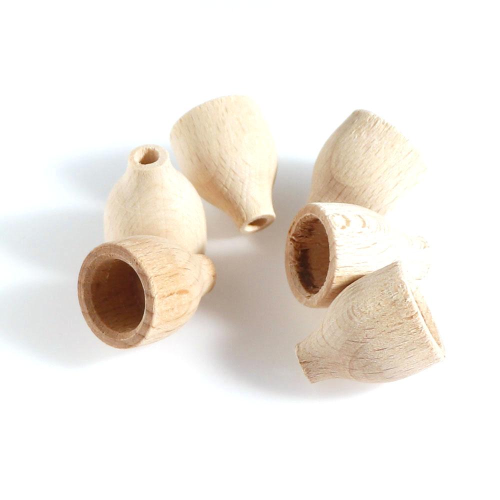 20pcs/pack Solid Wood Furniture Accessories Round Size Hole Beech Wood Cover Wood Craft Accessories
