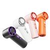 Portable High-Speed Mini Handheld Fan with Light, Ultra-Thin USB-Powered for Office and Outdoor Use