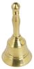 IBA Indianbeautifulart Handglocke aus Messing, Schulglocke, Rufdienstglocke mit Meenakari-Arbeit, Puja-Handglocke