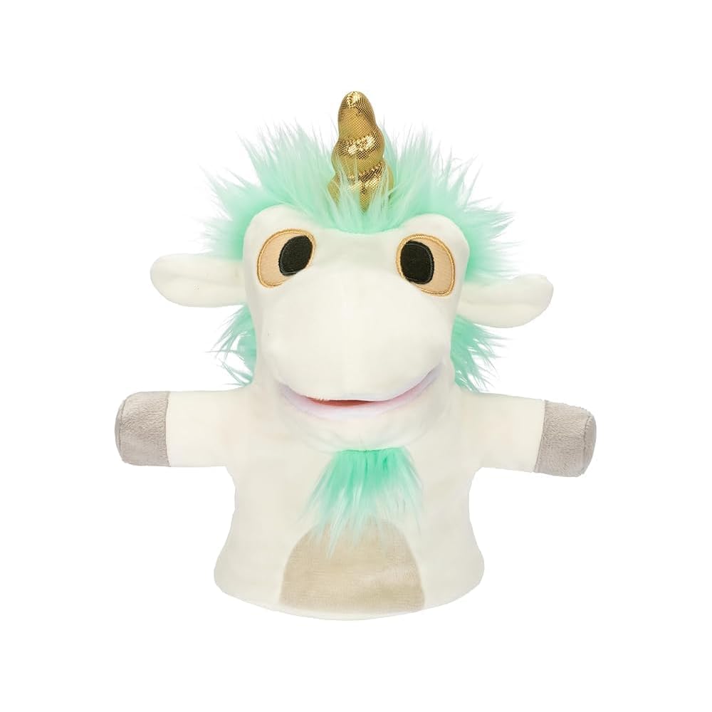 Bluey Unicorse and Bob Bilby Plush Puppets 8-9 Inch Soft Animal Puppets for Small Hands Ages 3 and Up