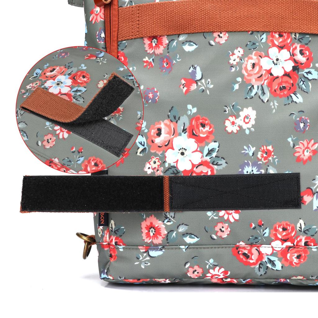 TOURBON Bicycle Bag, Backpack, Bike Rear Bag, Pannier Bag, Rear Carrier, Perfect for Commuting, School, Travel, Cycling, Backpack