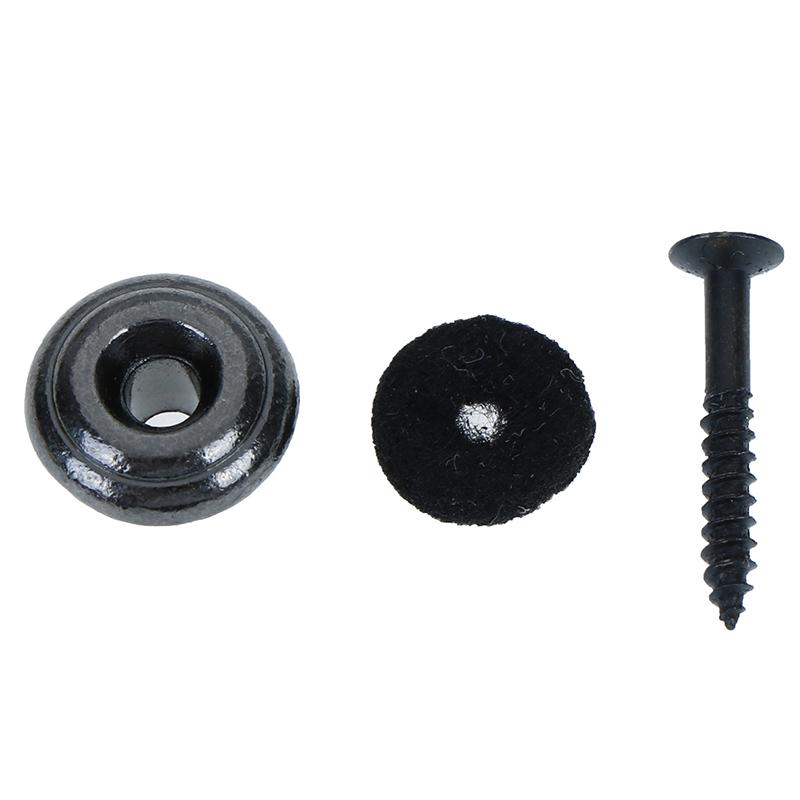 1 pár praktického řemínku na kytaru s houbovou hlavou, zámky s montážními šrouby