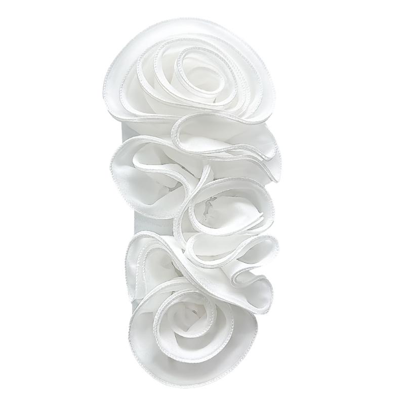 Elegant Rose Flower Appliques Large Flower Handcraft Project Making Accessories