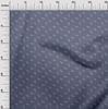 oneOone Cotton Flex Dusty Blue Fabric Retro Rocket Minimal Fabric For Sewing Printed Craft Fabric By The Yard 40 Inch
