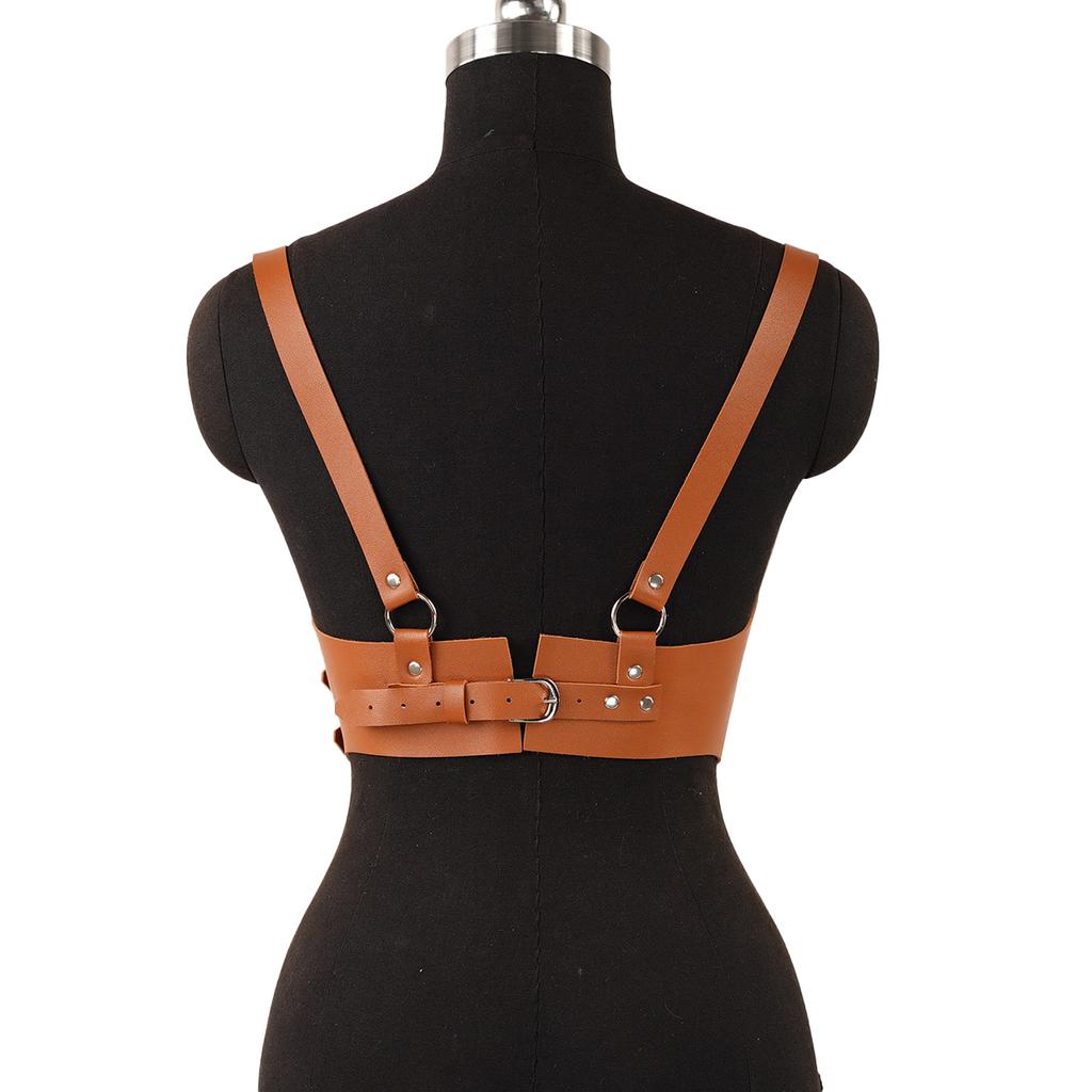 Women Trend Punk Belt Corset Belt Wear Belt Female Street Style Corset Top Decorative Harness Straps Clothing Leather Corset