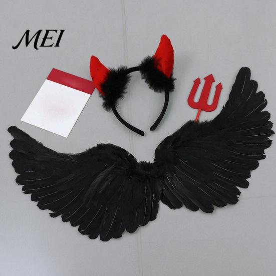 Swan Costume Accessories Angel Wings Feather for Kids Adults, Lightweight Fairy Carnival with Elastic Straps, Christmas Halloween Party And