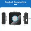 M5 LED Display Bluetooth Audio Transmitter Receiver 3.5mm AUX R/L RCA TF/U-Disk Jack Stereo Wireless Adapter IR Control With Mic