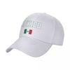 Baseballpet HET ZIT IN MIJN DNA Mexico Vlag Mexicaanse Fans Embleem Coole Fans Wilde Zonneklep Met Klep Verstelbaar Buiten Caps Unisex Dames