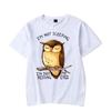 Men's T-shirt I'm Not Sleeping I'm Just My Resting Eyes Kawaii T Shirt Men Women Tshirt Funny Owl Graphic Shirts Harajuku Shirts