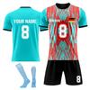 Personalised Shirts Kit Mens Girls With Name Number Custom Football Jerseys For Boys Training Suit