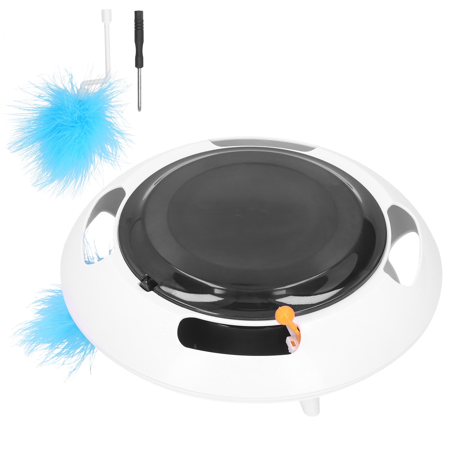 

Cat Kitten Turntable Toy Feather Interactive Training Toys Pet Electric Supplies