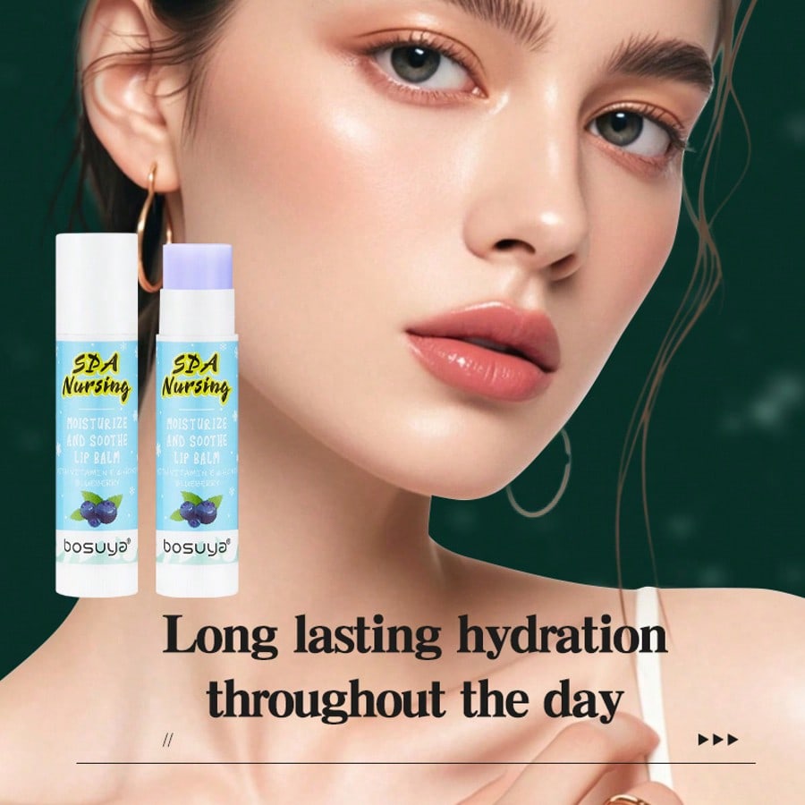 6pcs Fruit Flavored Lip Balm Holiday Gift Box Deep Moisturize Lips Say Goodbye To Dryness Suitable For All Skin Types