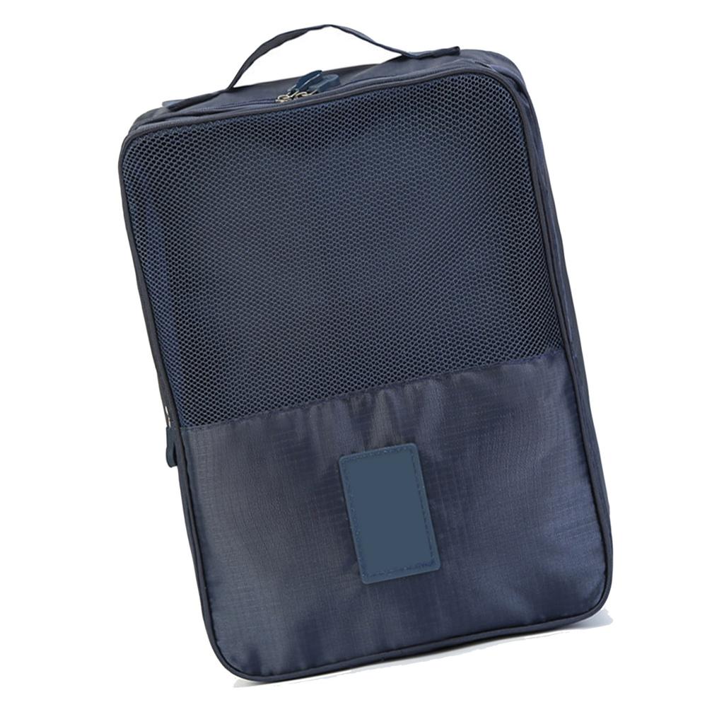 Reiseschuhtaschen für 3 Paar Schuhe, Packorganisatoren, doppellagige Reißverschlusstasche, wasserdicht, groß