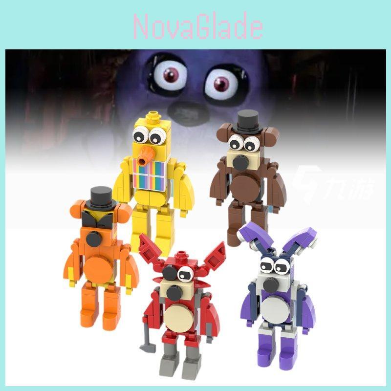 High Quality Fnaf Wu Ye Bear Building Blocks Set For Kids With Colorful Designs And Durable Plastic Materials