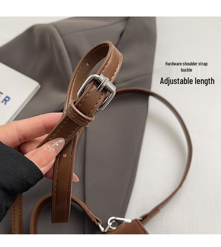 Mattes Wildleder Retro Kelly Tasche: Damen Modische Umhängetasche