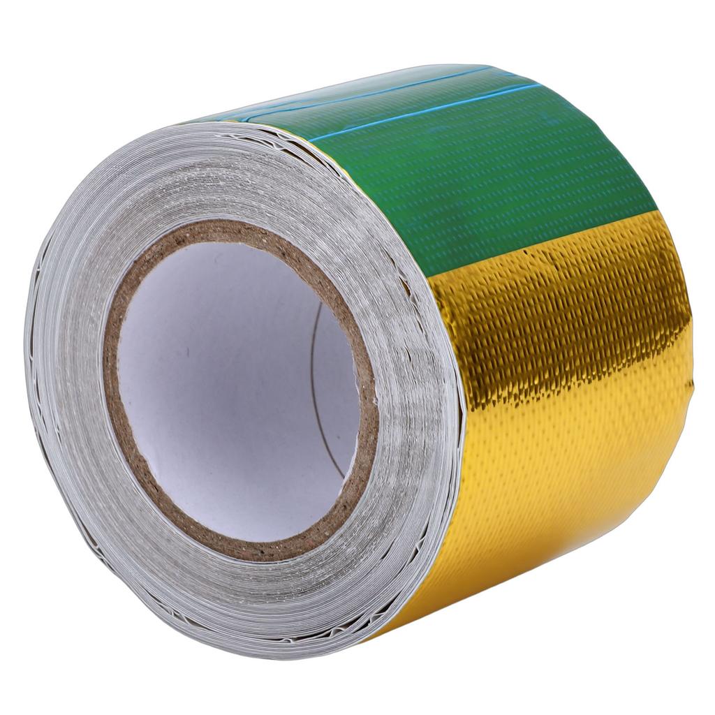 Nastro Riflettente Adesivo Scudo Termico 5 cm x 10 m Universale Automobilistico Riflettente ad Alta Temperatura per Auto Camion
