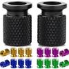 Car Wheel Tire Valve Caps Tyre Stem Covers Airdust Waterproof Aluminum Alloy American Style Valves 12mm Universal Motorcycle