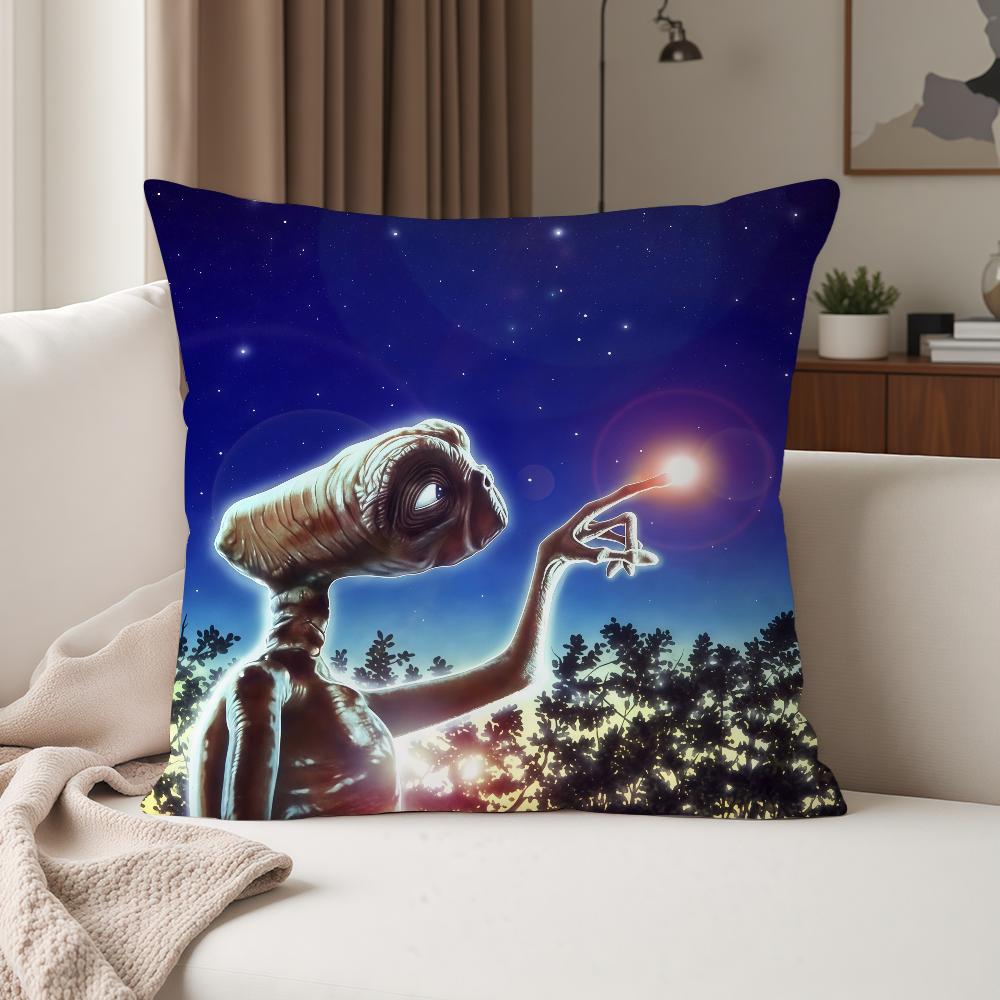 Cute Alien E Pillow Case Suitable For Bedrooms Living Rooms Cars Home Decoration