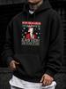 Unisex Hoodie, Easter, Happy Easter Joe Biden Santa Hat Graphic, Pullover Sweatshirt, Casual Funny Ugly Holiday Style, Spring Autumn Winter Outdoor We