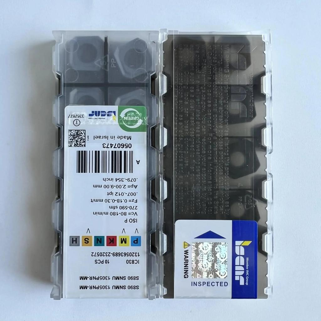 890SNMU1305PNR IC830 Industrial indexable carbide inserts 10 Pcs