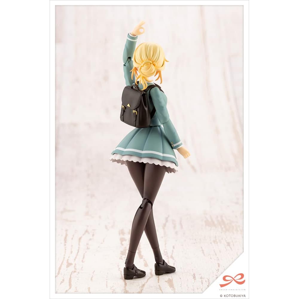 Sosai Shoujo Niwa Saeki Ritsuka Winter Uniform 1/10 Scale Plastic Model Approximately 157mm