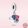 2022 New 925 Sterling Silver Butterfly of Flower Fit Original Charm Bracelet DIY Fashion Silver 925 Jewelry Making