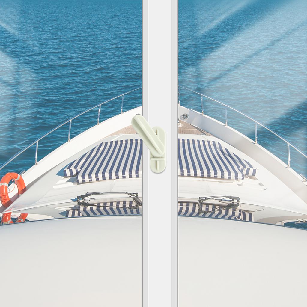 4Pcs Pontoon Boat Gate Latch Plastic Marine Safety Door Gate Latch Replacement Kit Durable Fit Left and Right Hinge Gate Latch