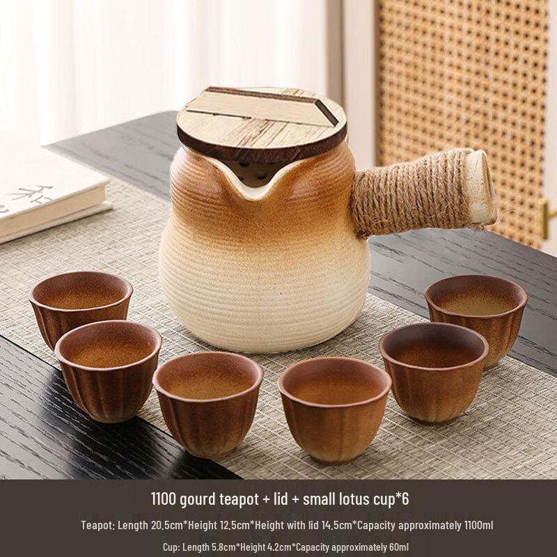 Penguin Tuan Tuan Ceramic Milk Tea Roasting Pot & Tea Set