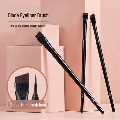 GECOMO Ultra-dünner schräger Augenbrauen- & Eyeliner-Pinsel - Ideal für Anfänger