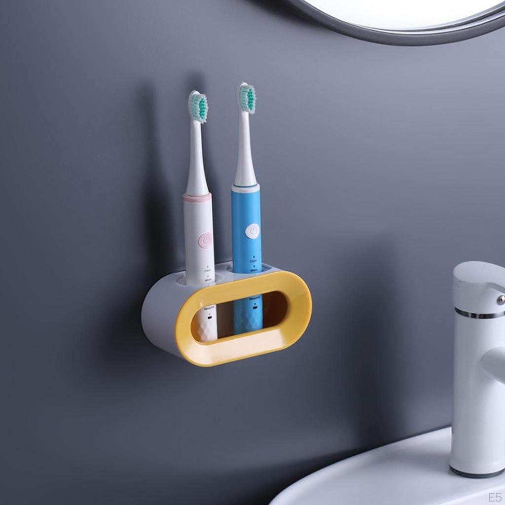Double Hole Toothbrush Holder Punch Electric Rack, Body Base Stander