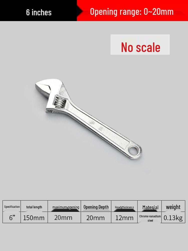 Universal Adjustable Wrench Set – Multifunctional, Genuine Large and Small Opening Tools