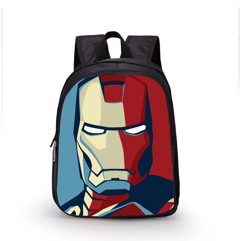 Marvel Iron Man Waterproof Backpack Large Capacity Schoolbag For Kids