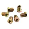 M12mm X1mm Metric Nuts Cylinder Fittings Silver Unions Master 3/16' Pipe Brake Cable Connector Condition
