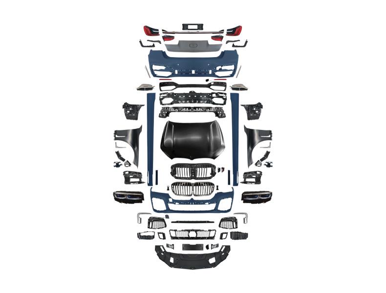 BMW 7 Series G12 Body Kit: Front Bumper, Headlights, Taillights for Old to New Model Transition