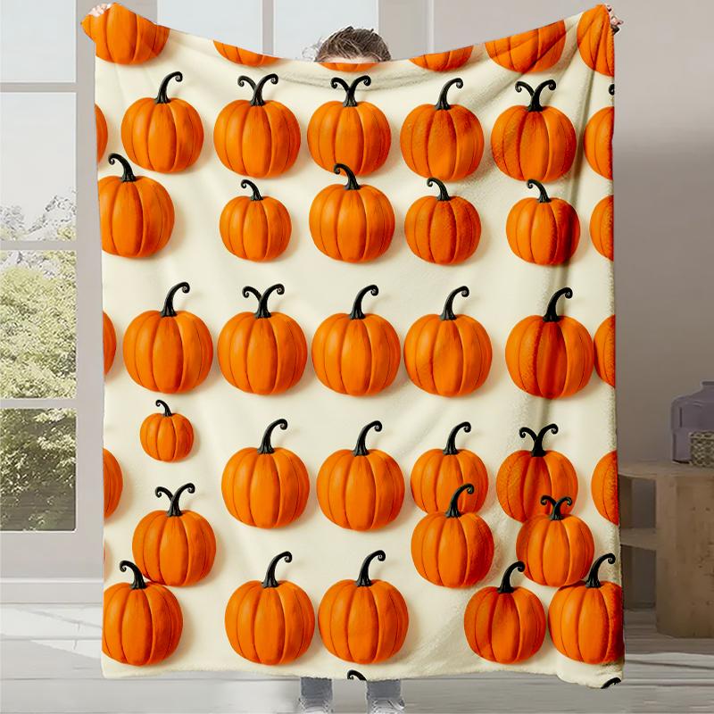 New Cartoon Cute Print Halloween Gift Blanket Office Casual Nap Sofa Blanket Digital Print Flannel Blanket