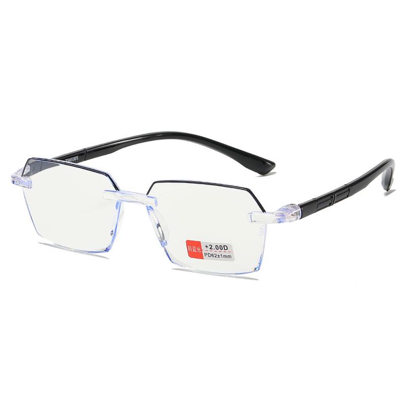 

Новые Модные Очки для Чтения Пресбиопия Гиперметропия Женские Безободковые Очки Бизнес Мужские Очки для Чтения +1.0 +1.5 +2.0 +2.5 +4.0 2.5