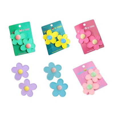 Haarspange Haaraccessoires Blume Haarnadel Blume Haarspange Acrylmaterial Haarnadeln Perfektes Geschenk für Mädchen Kinder