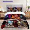 Horror Movie Posters Set Bedding 1 Duvet Cover 2 Pillowcase Without Core Christmas Birthday Gift Bedding Set Soft And Comfortable